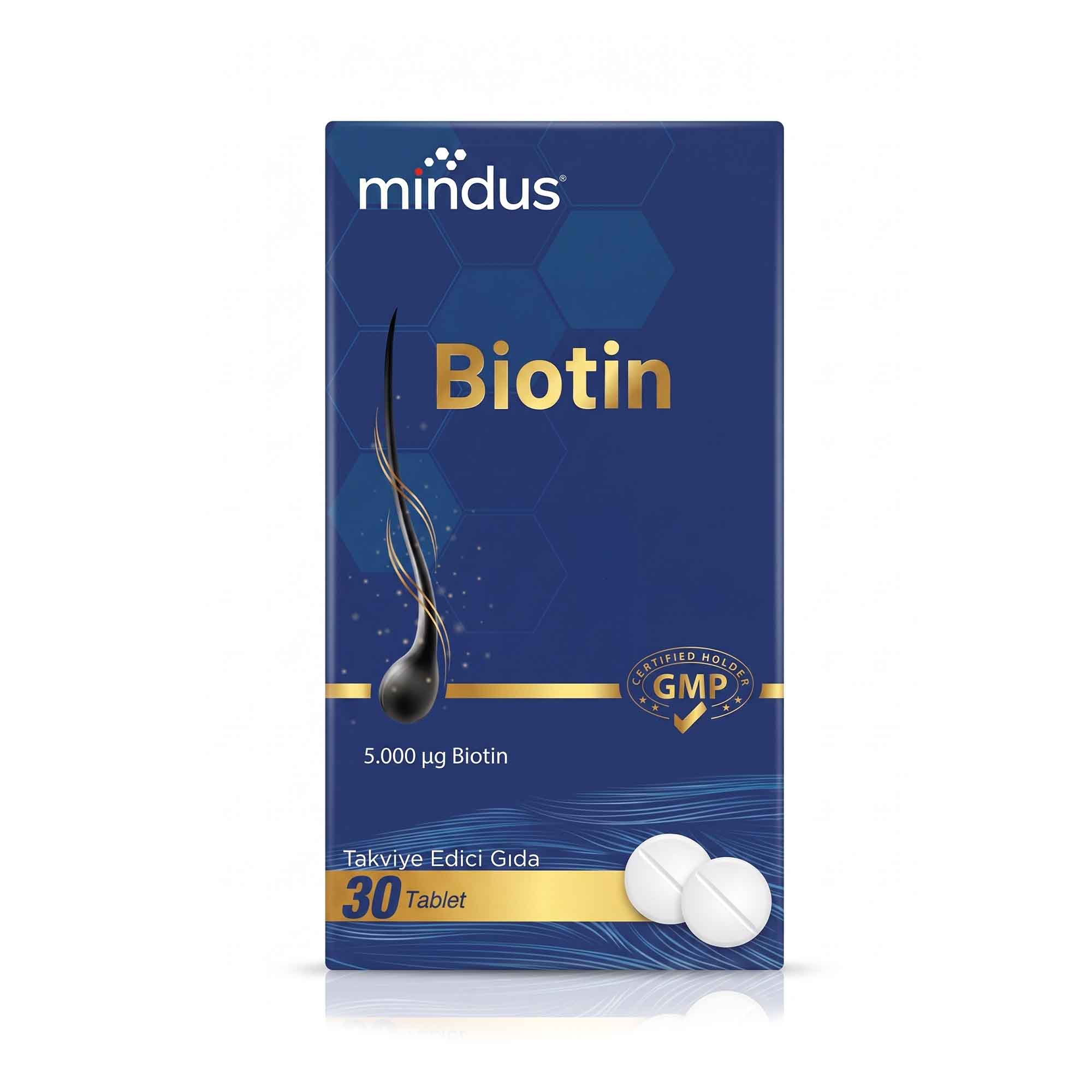 mindus Biotin 30 Tablet