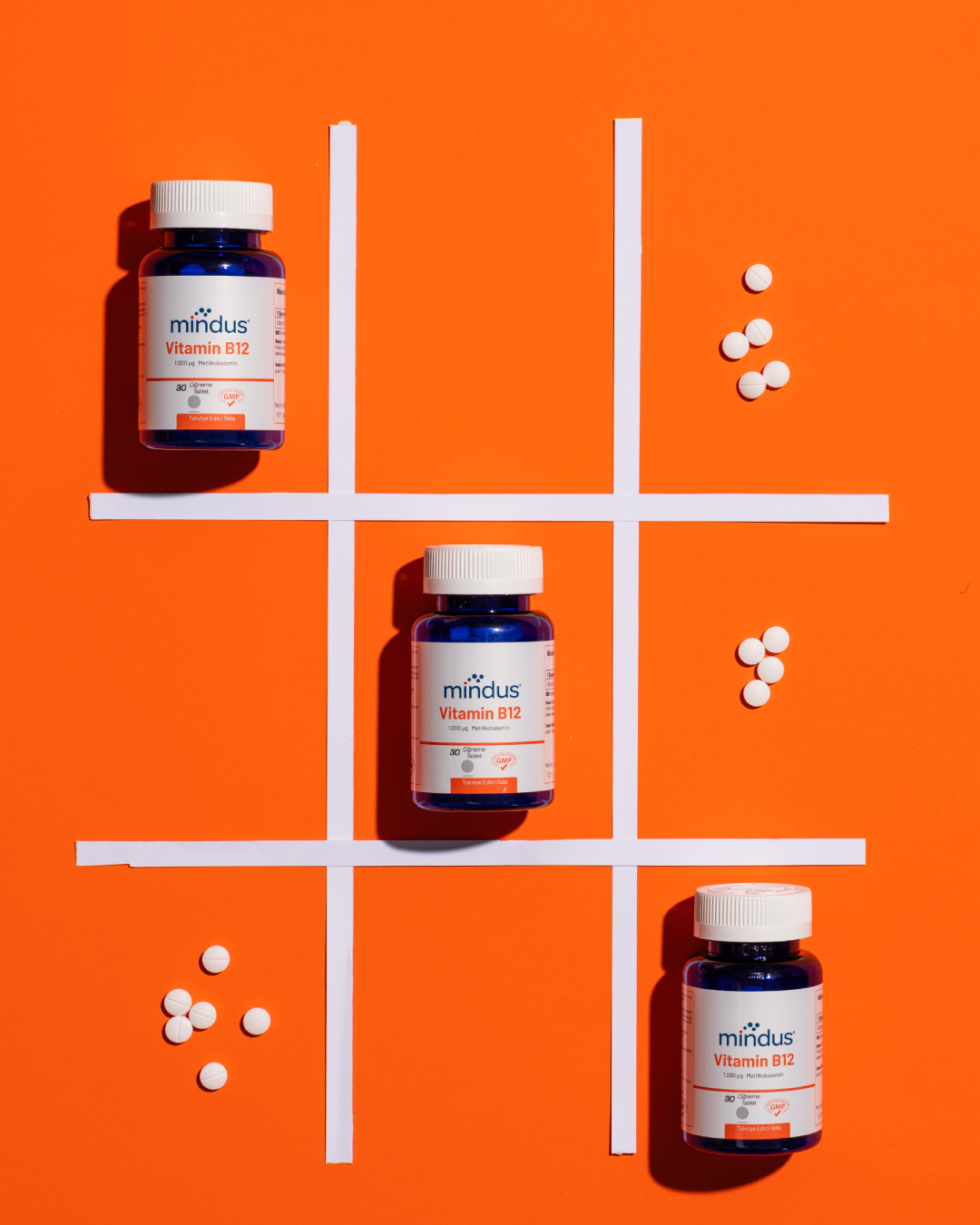 mindus Vitamin B12 30 Çiğneme Tablet