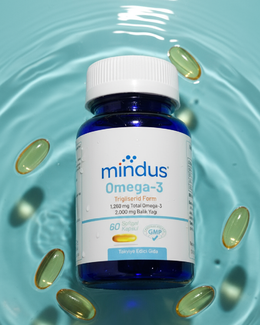 mindus Omega-3 Balık Yağı 60 Softgel Kapsül