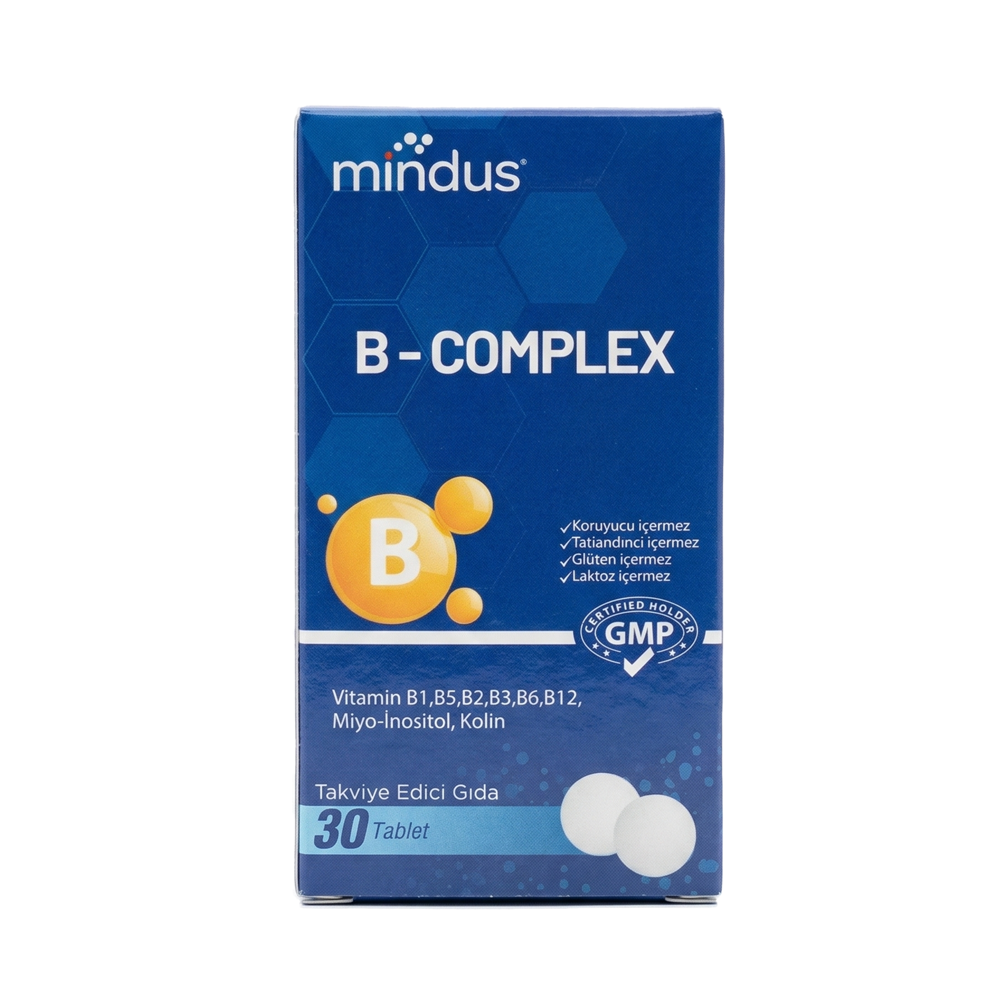 mindus B Complex 30 Tablet