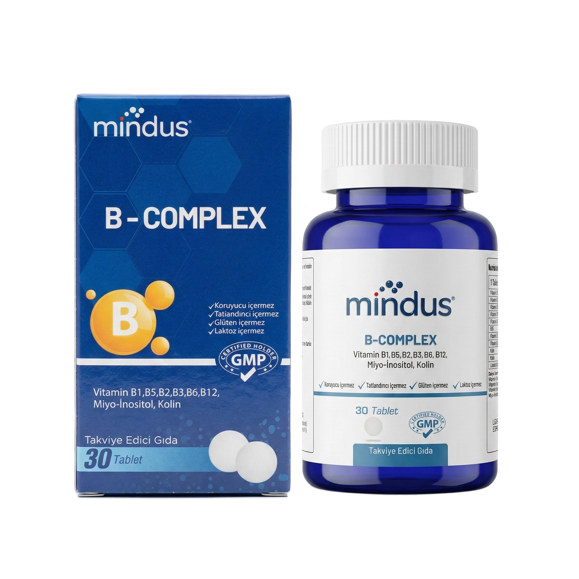 mindus B Complex 30 Tablet