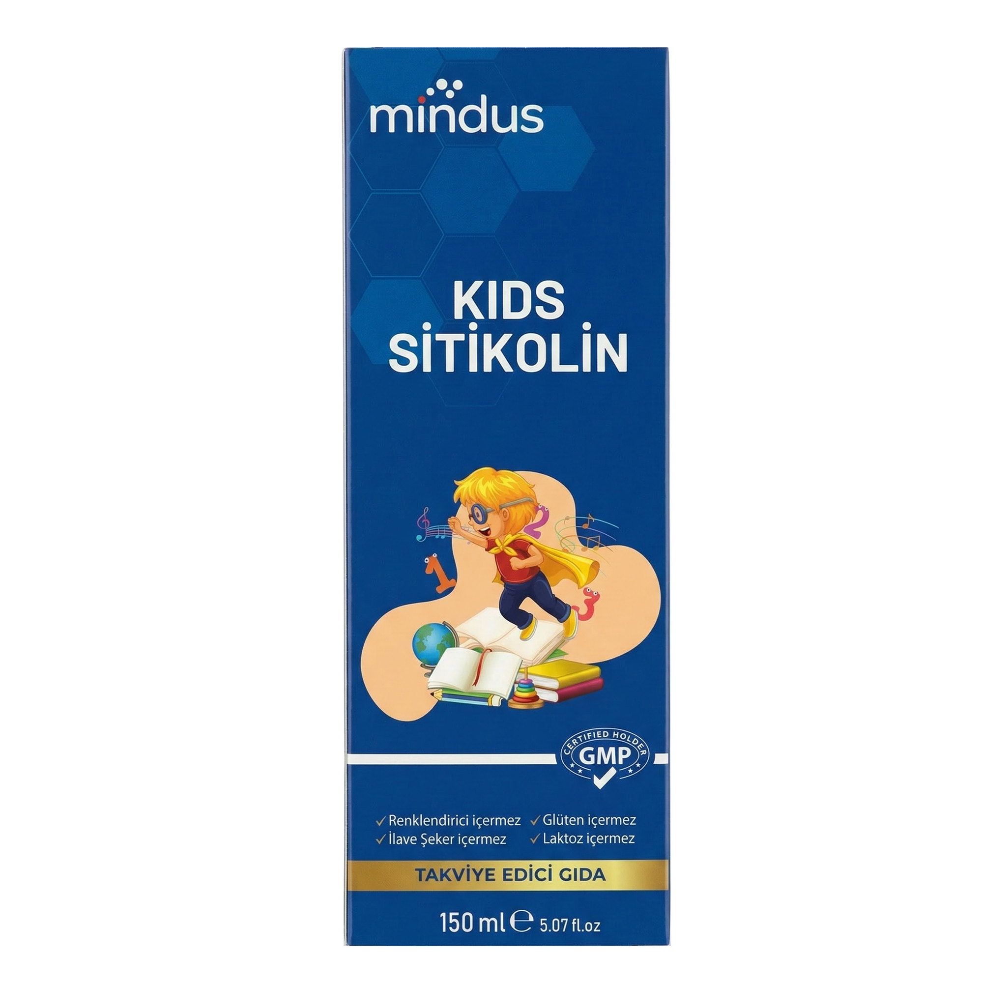 mindus Kids Sitikolin Şurup 150 ml
