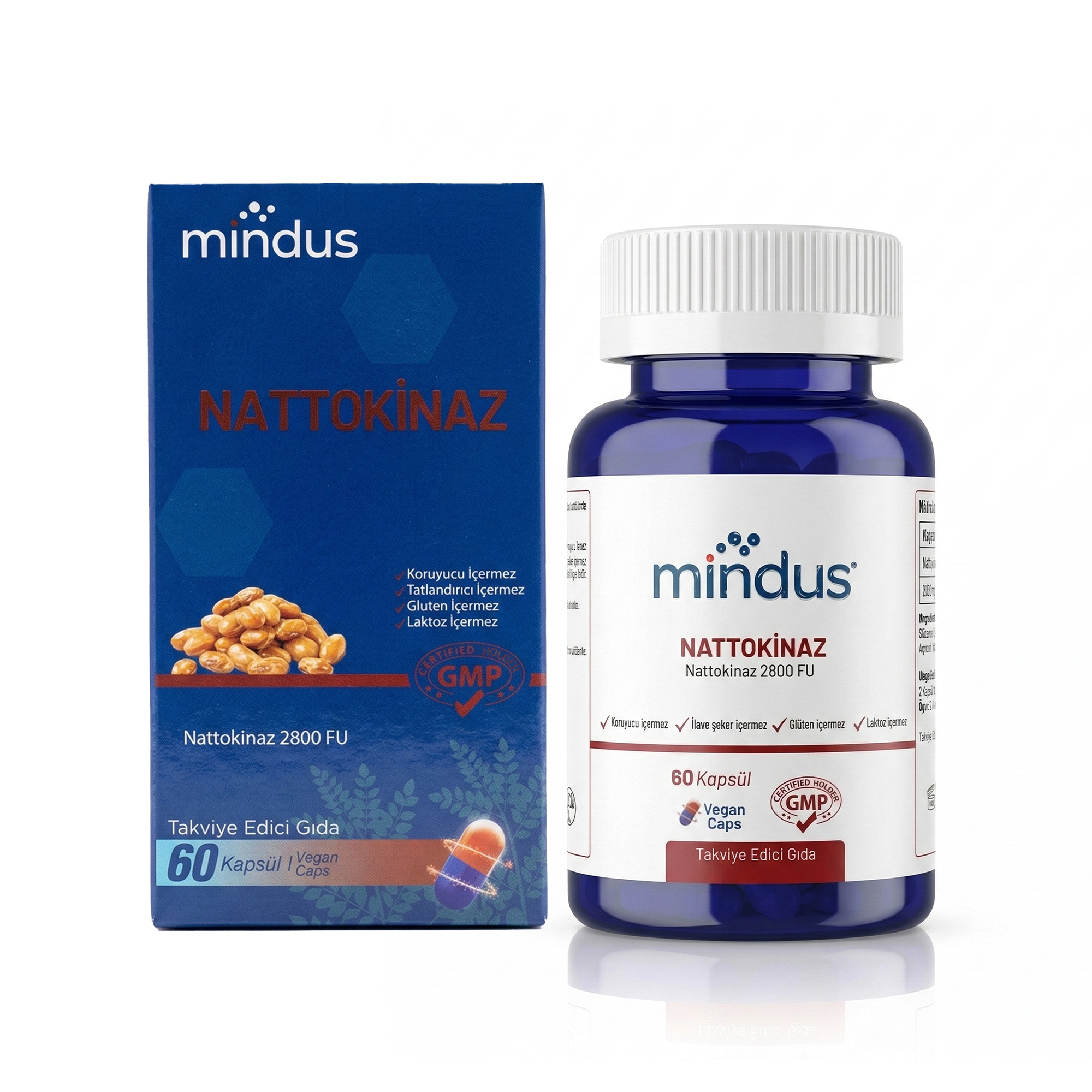mindus Nattokinaz 60 Kapsül