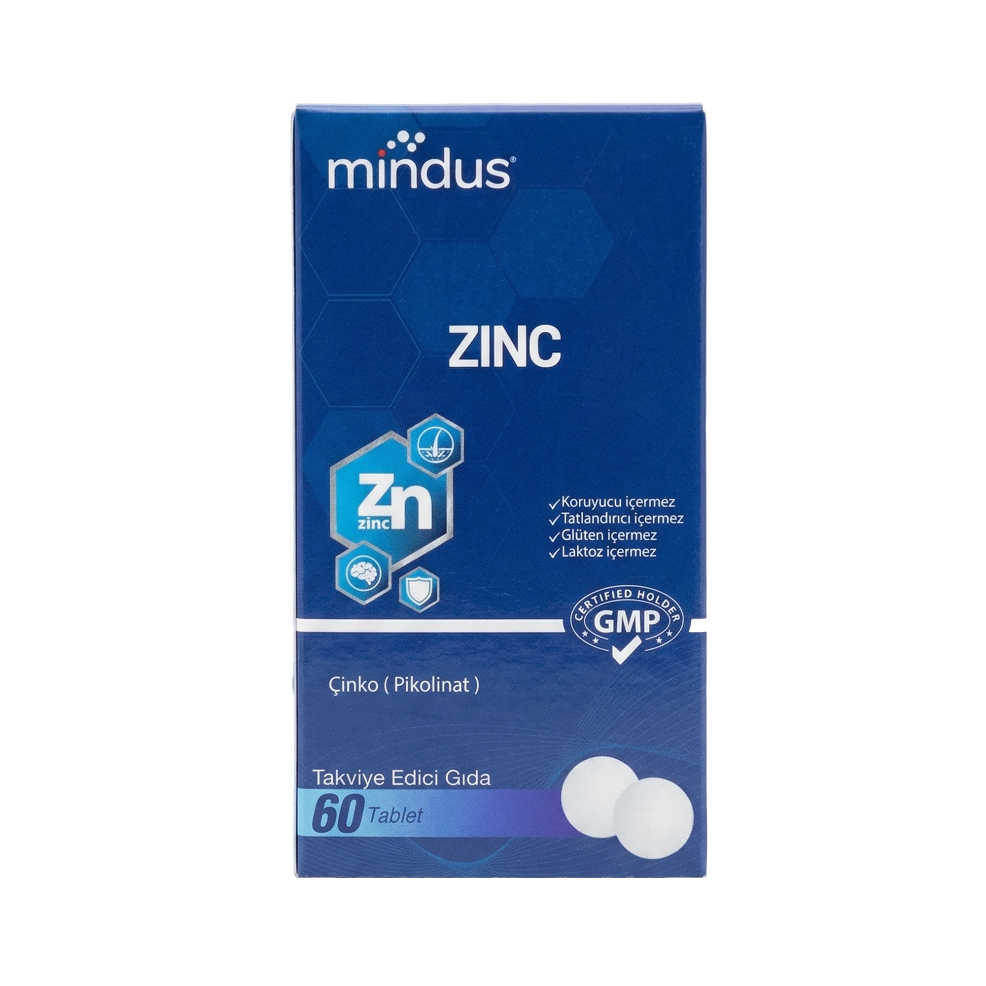 mindus Zinc 60 Tablet