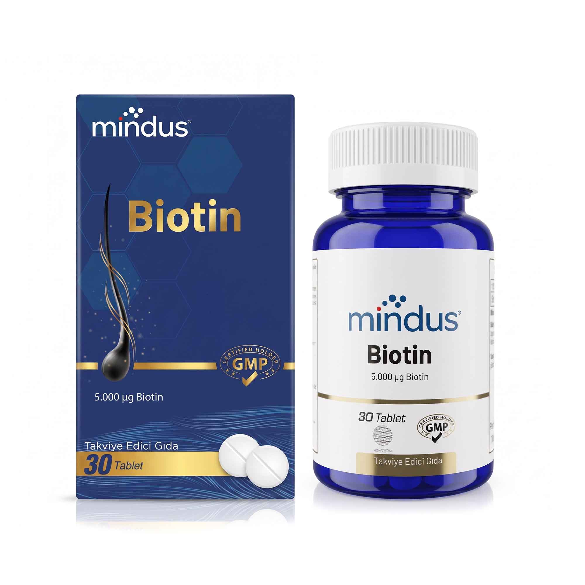 mindus Biotin 30 Tablet