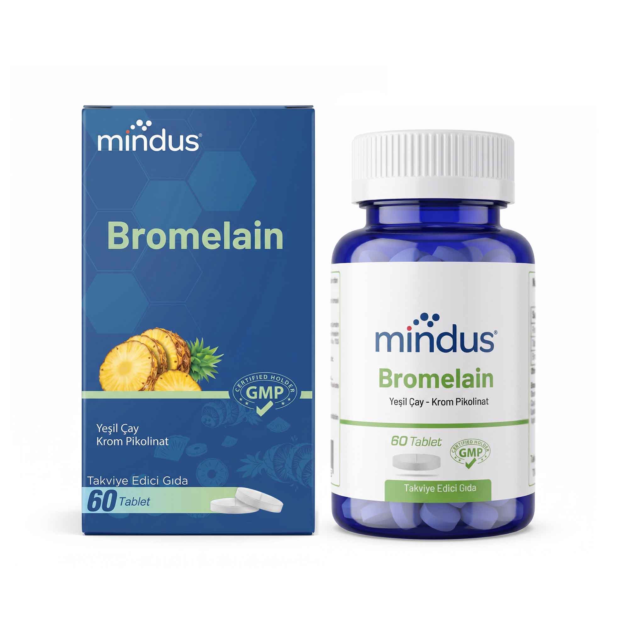 mindus Bromelain 60 Tablet