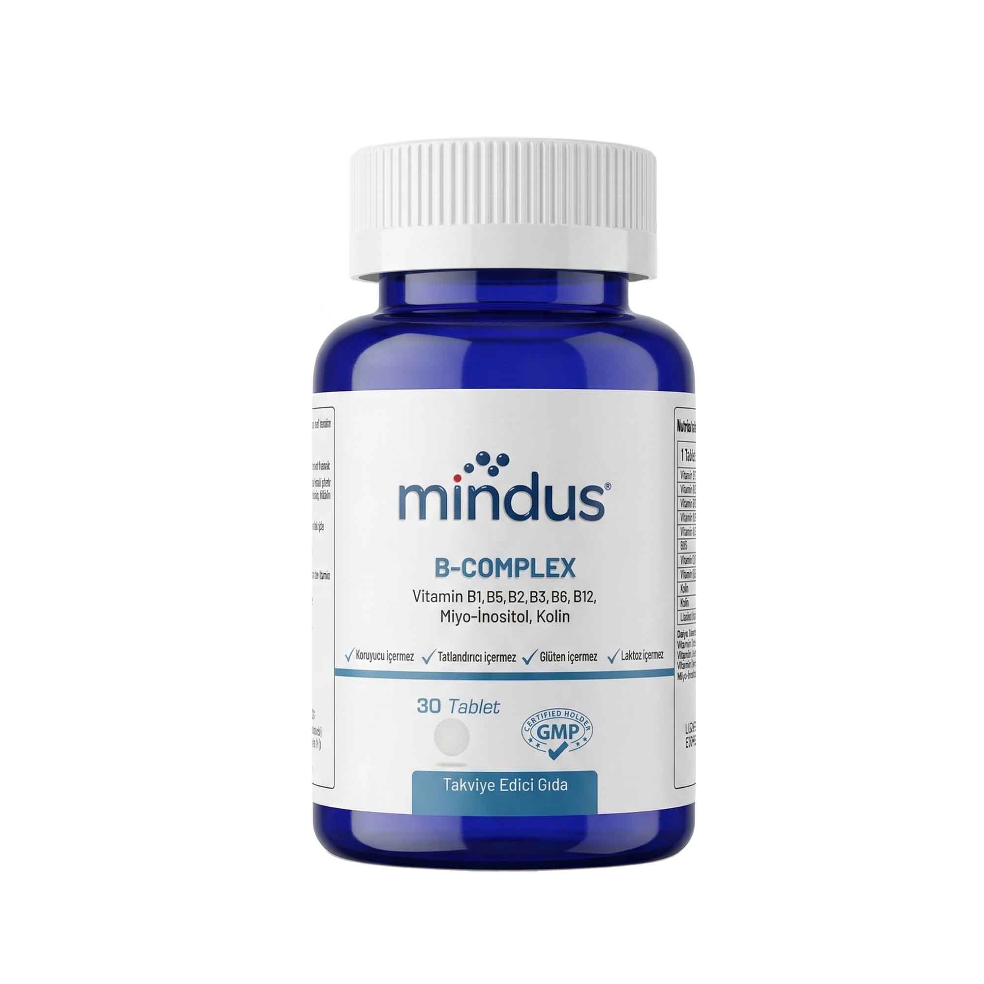 mindus B Complex 30 Tablet