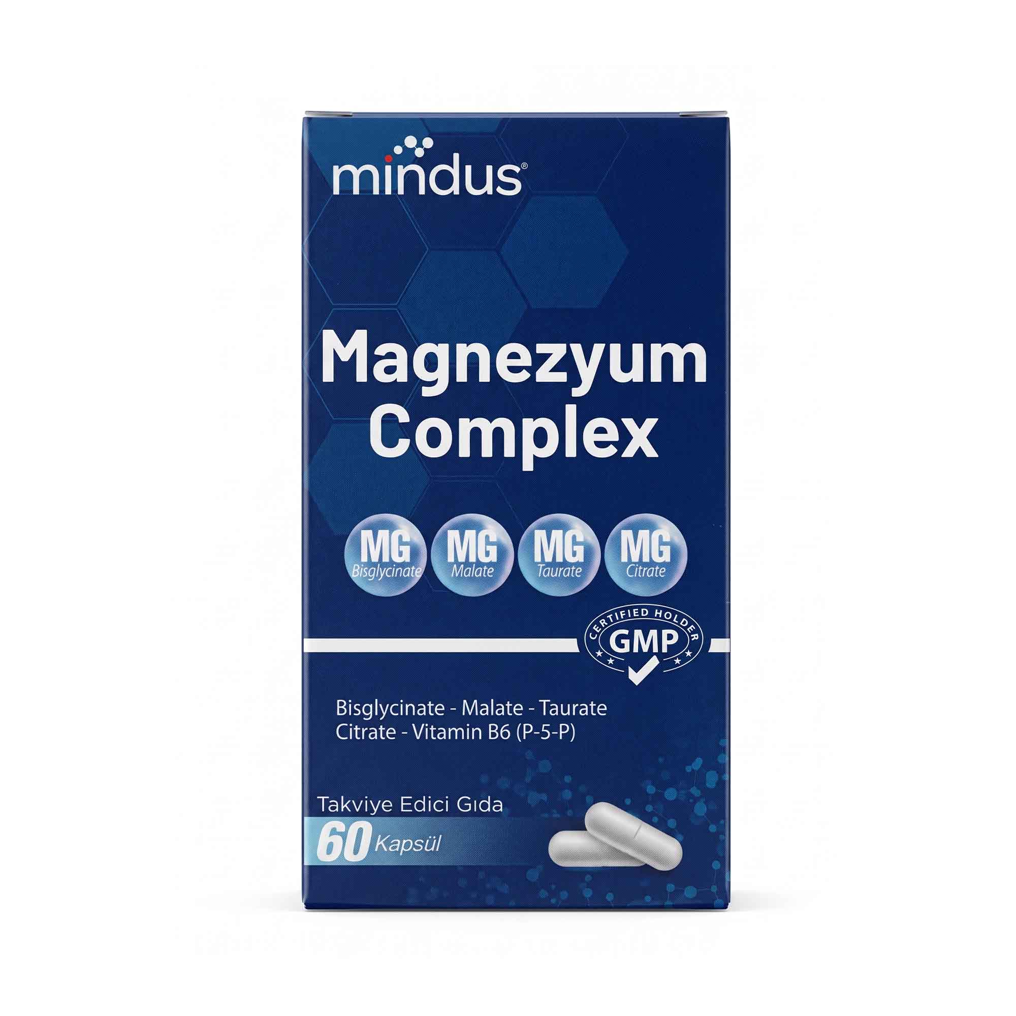 mindus Magnezyum Complex 60 Kapsül