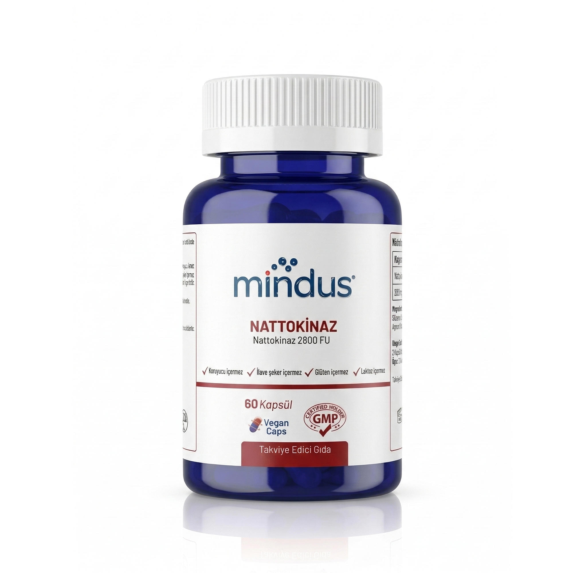mindus Nattokinaz 60 Kapsül